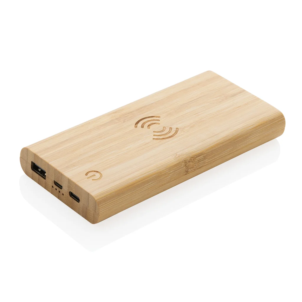 Hovedproduktbilde for Brun XD Collection Bambus 8.000 mAh 5 W Trådløs Powerbank