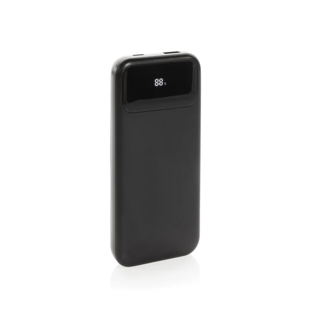 Hovedproduktbilde for Svart XD Collection Turbopack 10.000 mAh RCS Resirkulert Plast Integrerte Kabler Powerbank