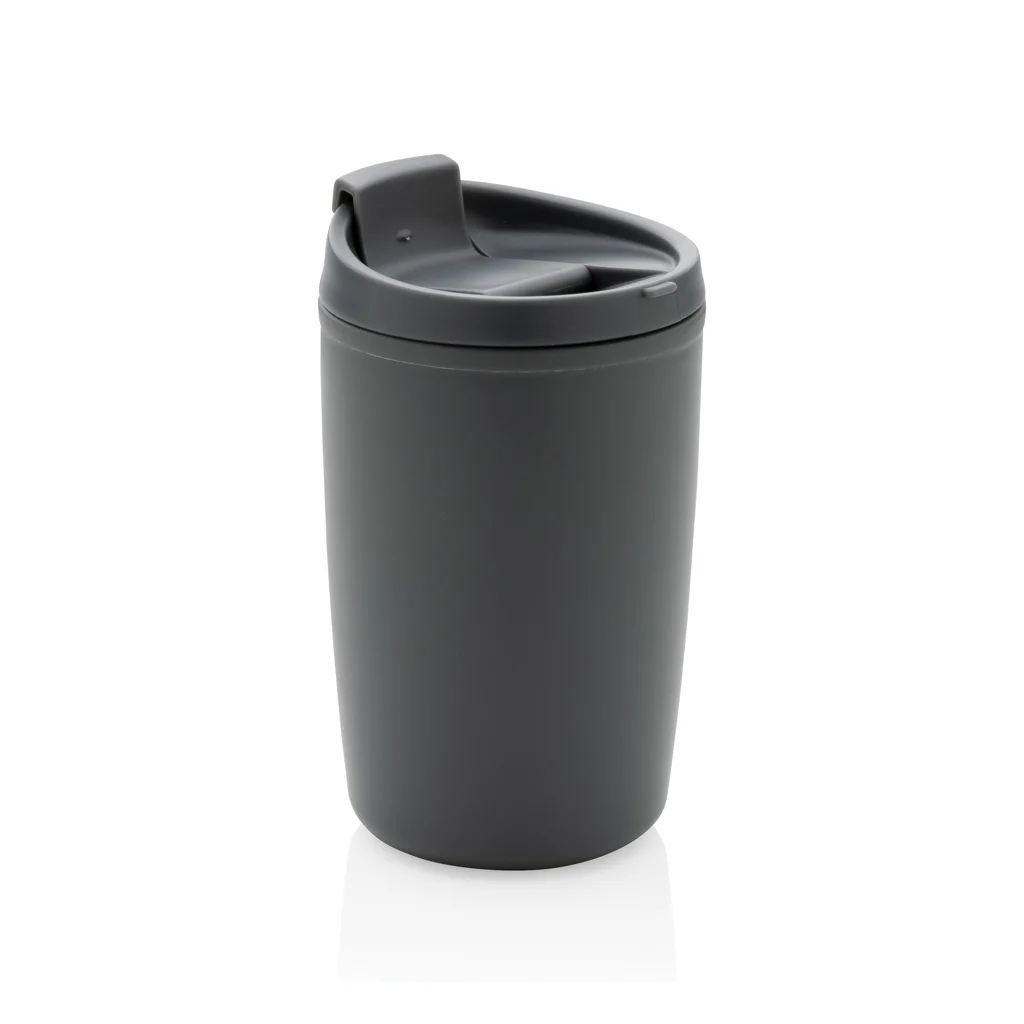 Hovedproduktbilde for Grå XD Collection 300 ml GRS Resirkulert PP Termokopp med Vippelokk