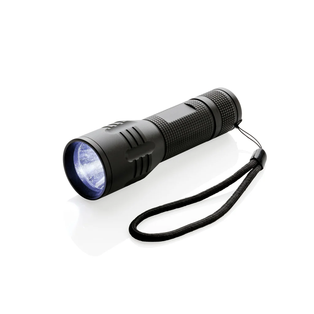 Hovedproduktbilde for Svart XD Collection CREE 3 W Aluminium Medium Lommelykt