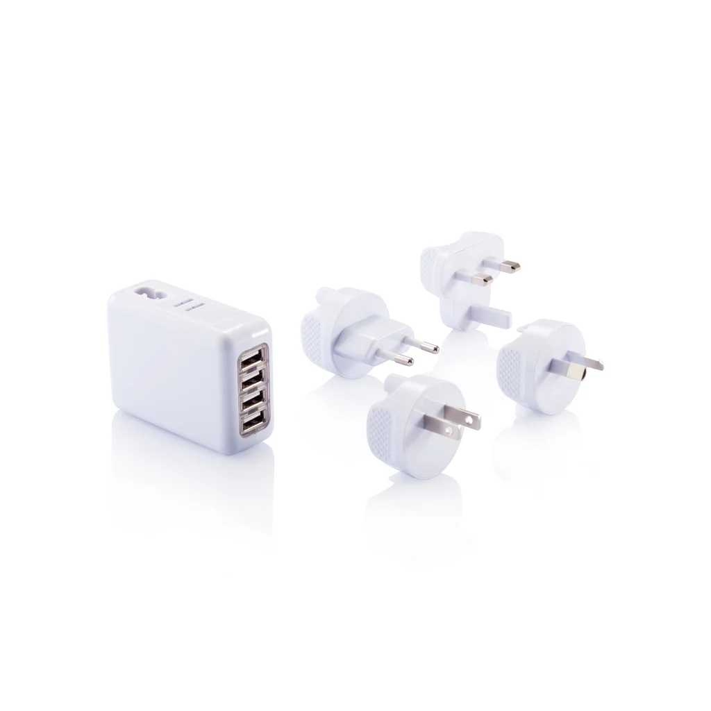 Hovedproduktbilde for Hvit XD Collection Reiselader med 4 USB Porter