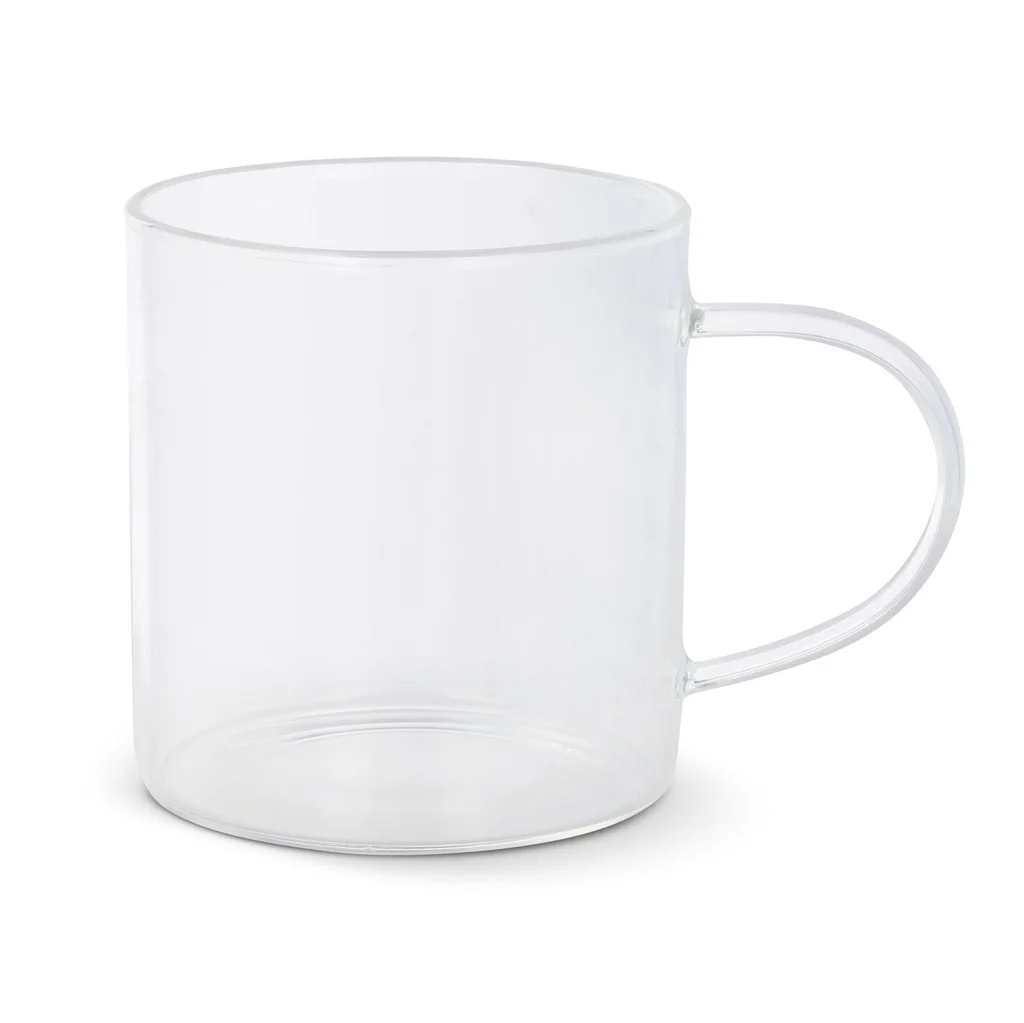 Hovedproduktbilde for Transparent Kaffeglass med hank Vardez 300 ml