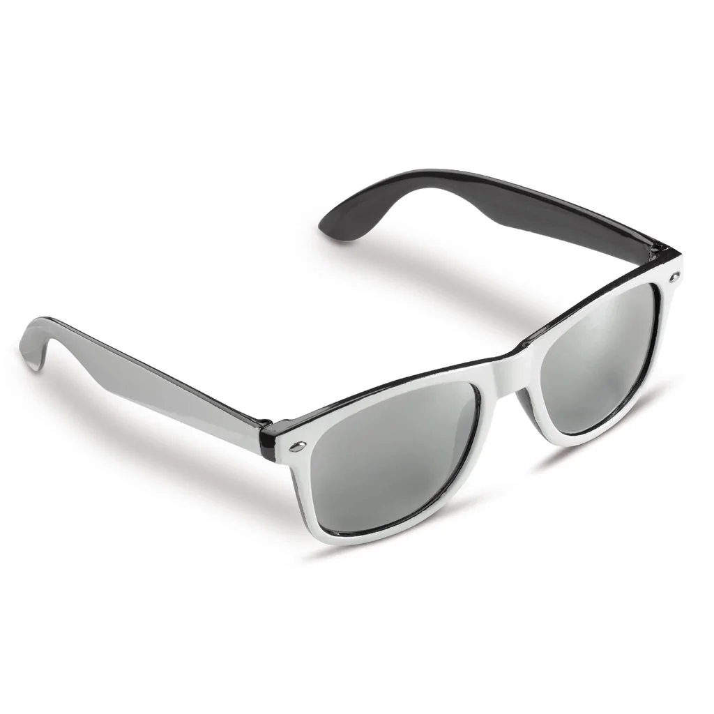 Hovedproduktbilde for White / Black Sunglasses Jeffrey 2-tone UV400