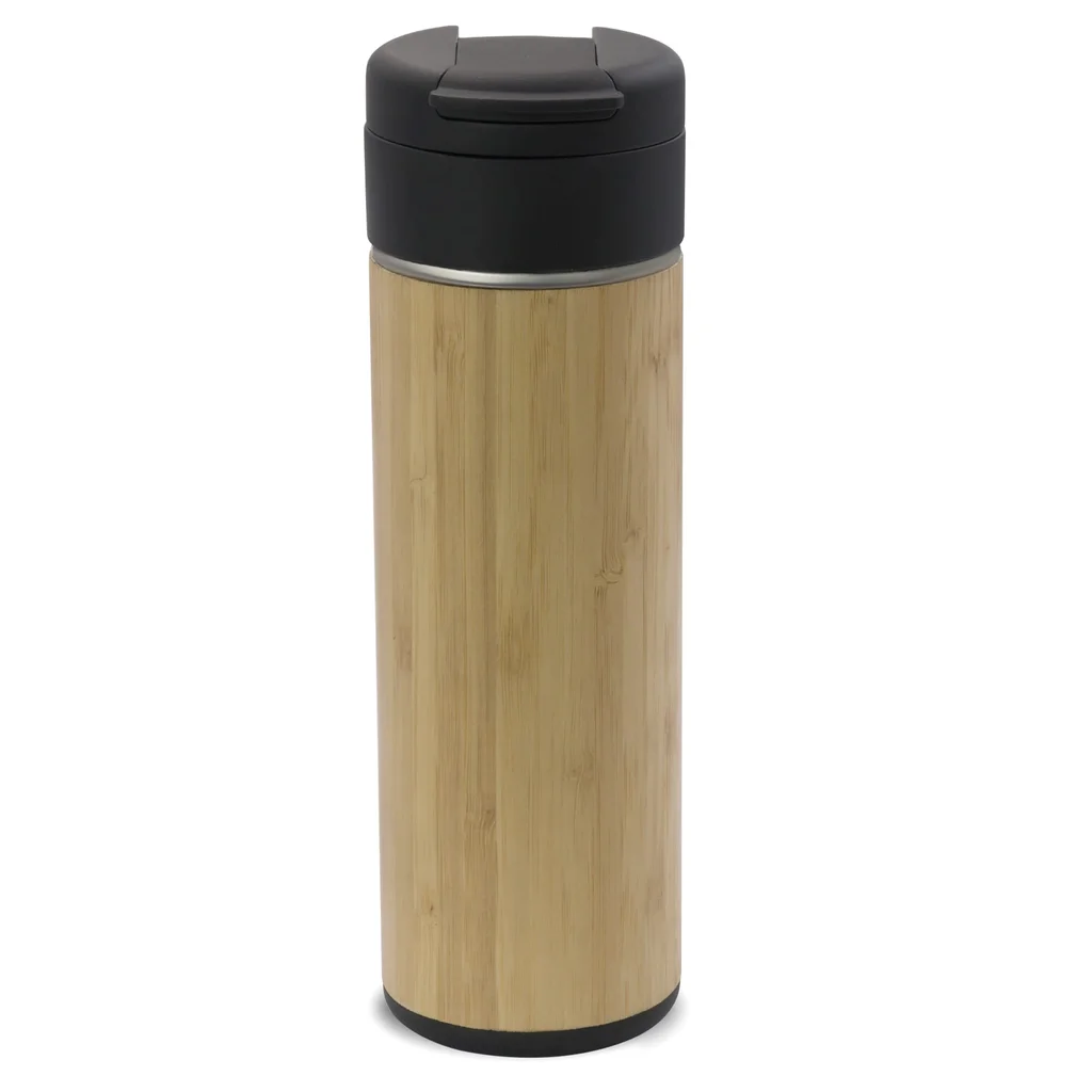 Hovedproduktbilde for Wood Termoflaske Flow bambus 400 ml