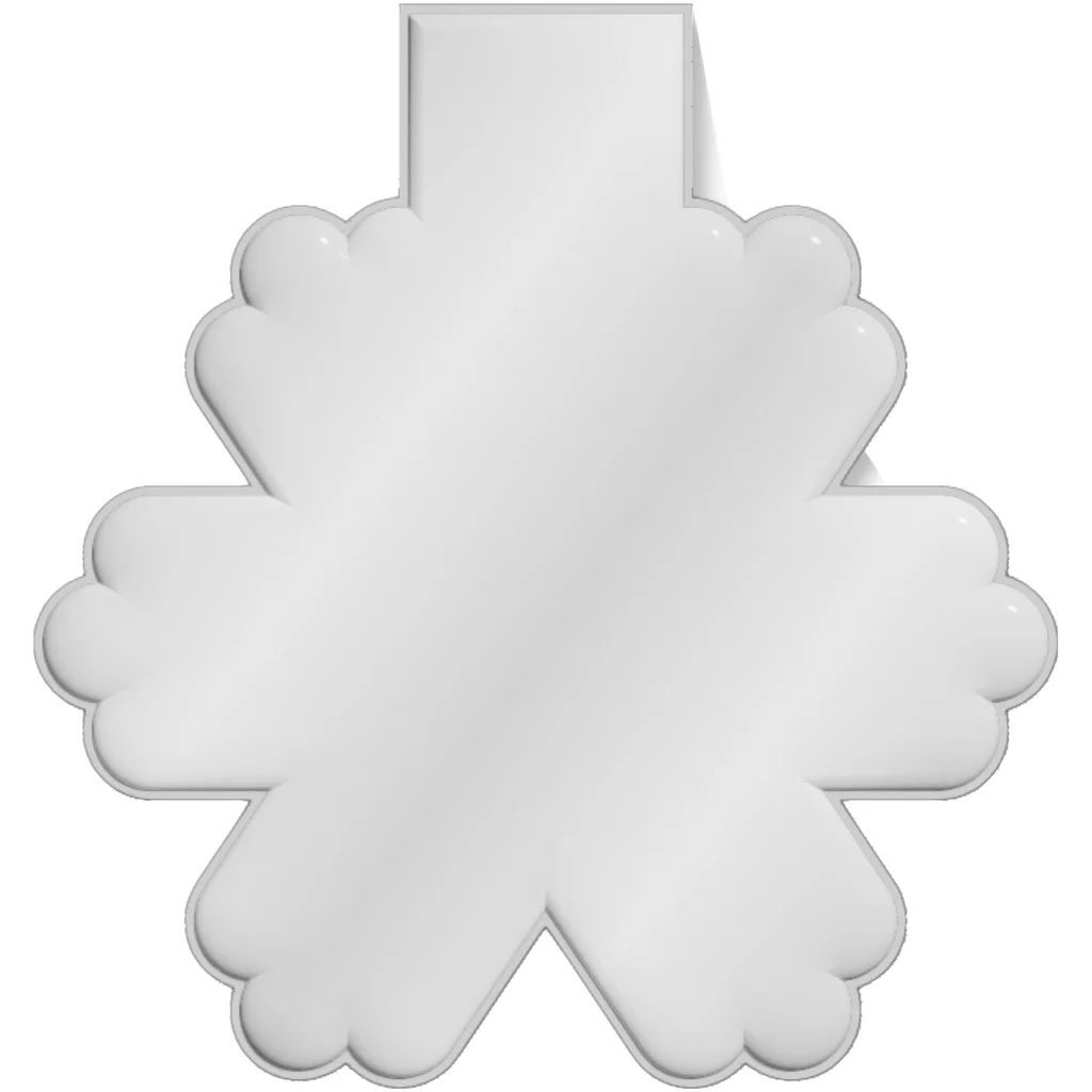 Hovedproduktbilde for Hvit RFX Snøflak Magnetrefleks