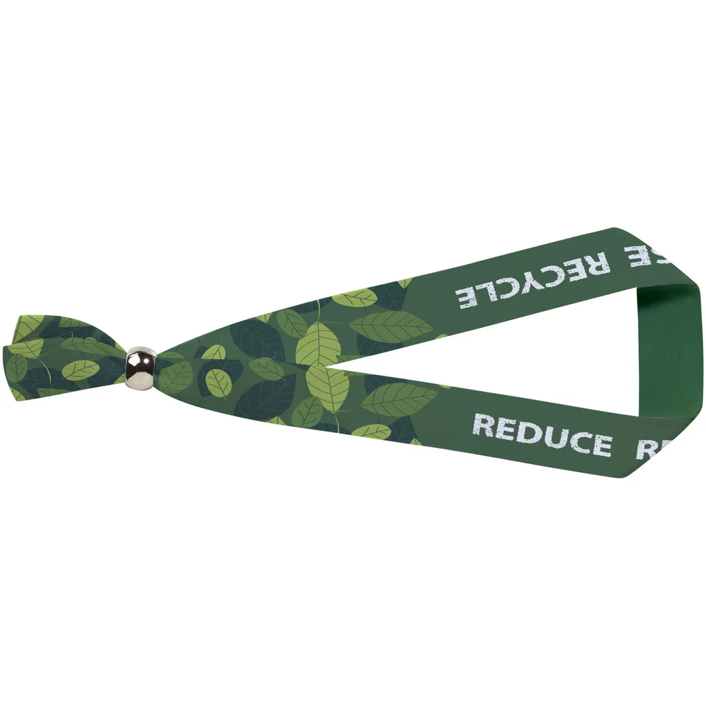 Hovedproduktbilde for Hvit Evi RPET Festivalarmbånd