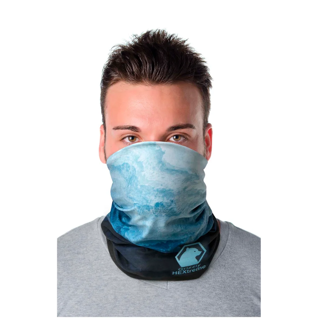 Hovedproduktbilde for Grafitt Zoya RPET Fleece Bandana Multilue med Søm