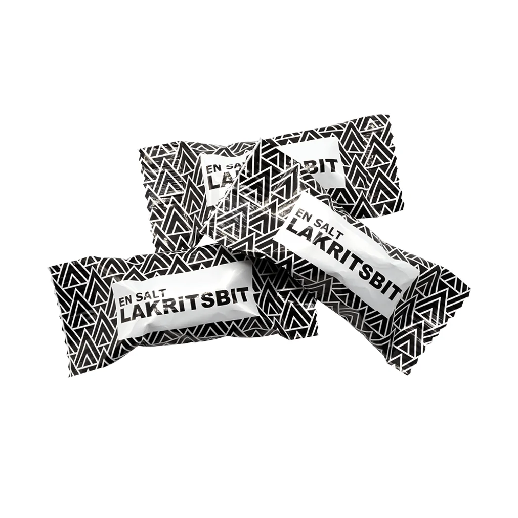 Hovedproduktbilde for Salt Lakris Lakrisbiter i Flowpack