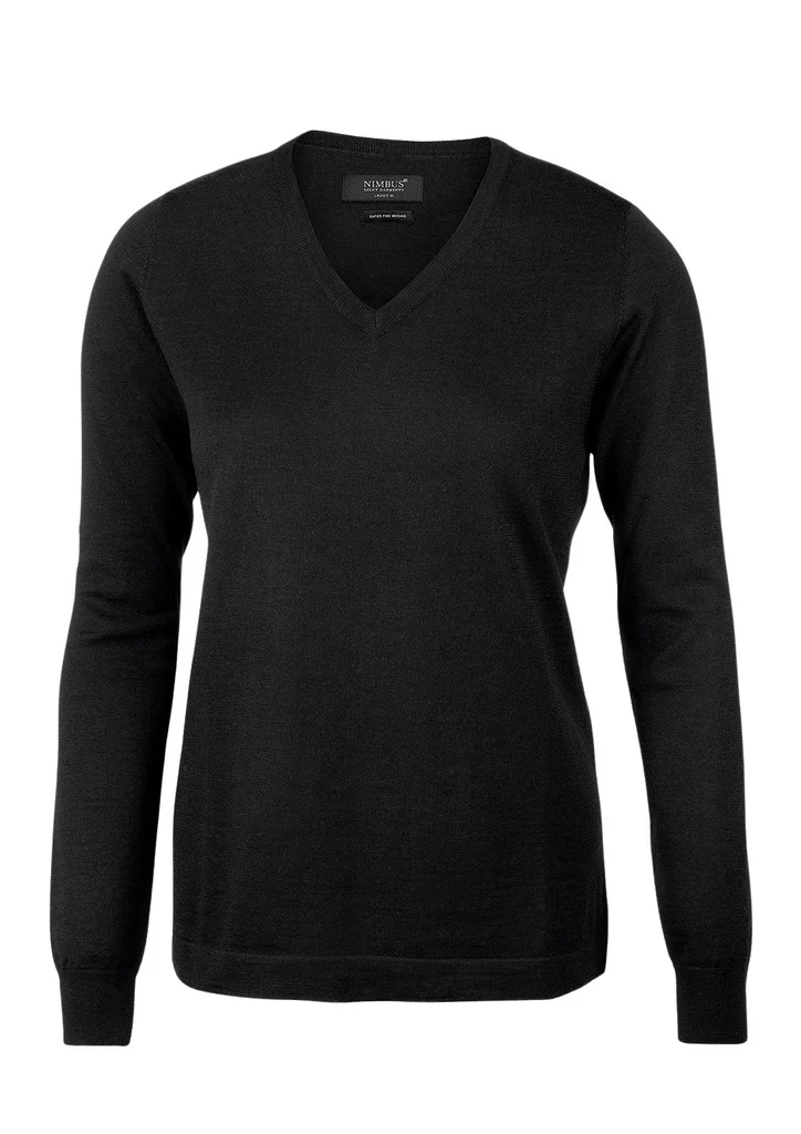 Hovedproduktbilde for Black Nimbus Ashbury Merinoull  Strikkegenser Dame