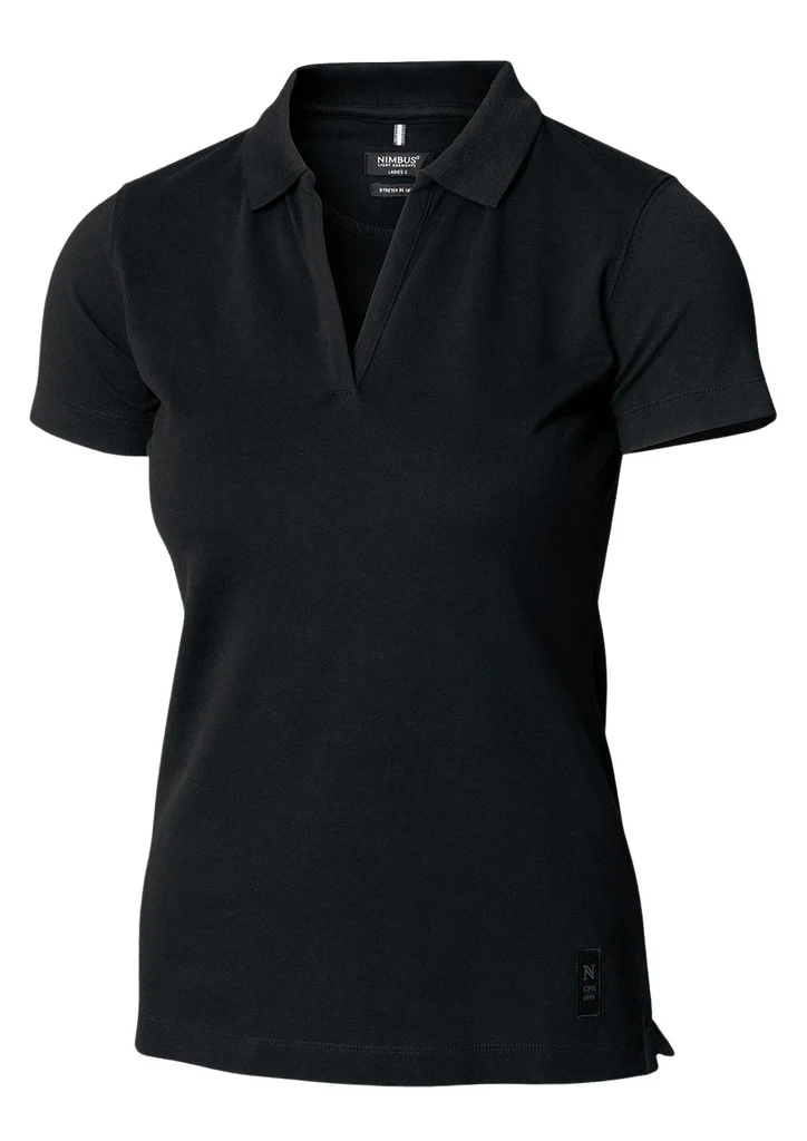 Hovedproduktbilde for Black Nimbus Harvard V-Neck  Poloskjorte Dame