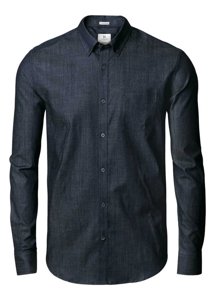Hovedproduktbilde for Indigo Nimbus Torrance Denim Slim Fit Skjorte