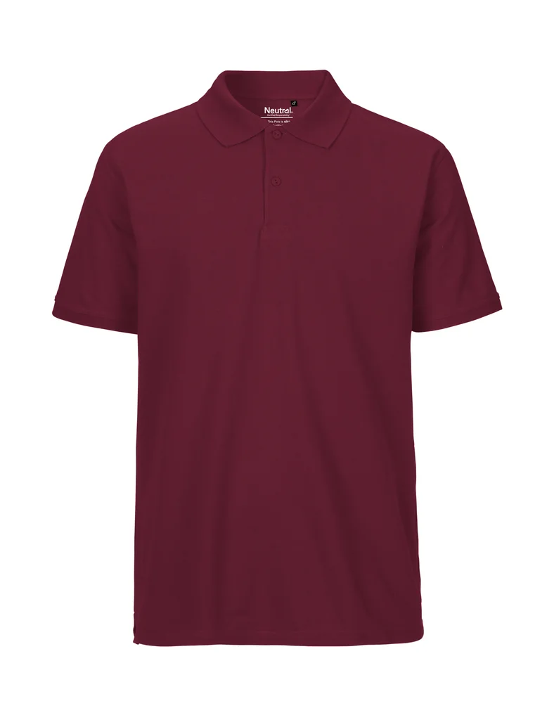 Hovedproduktbilde for Bordeaux Neutral Klassisk Poloskjorte