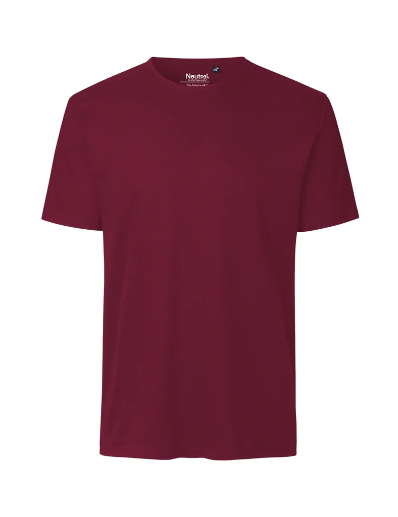 Hovedproduktbilde for Bordeaux Neutral Interlock T-skjorte