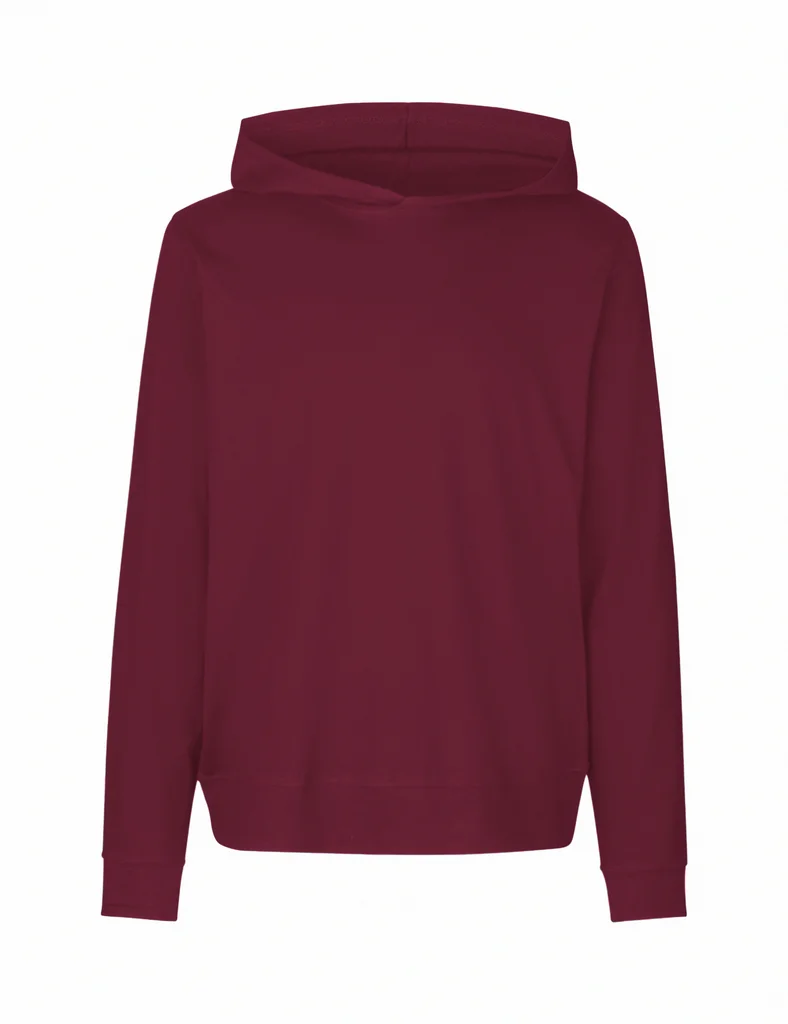 Hovedproduktbilde for Bordeaux Neutral Unisex Jersey Hettegenser