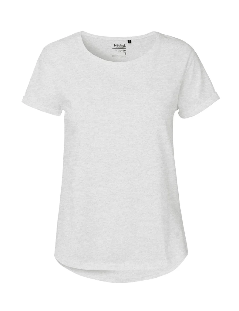 Hovedproduktbilde for Ash Grey Neutral Roll Up T-skjorte Dame