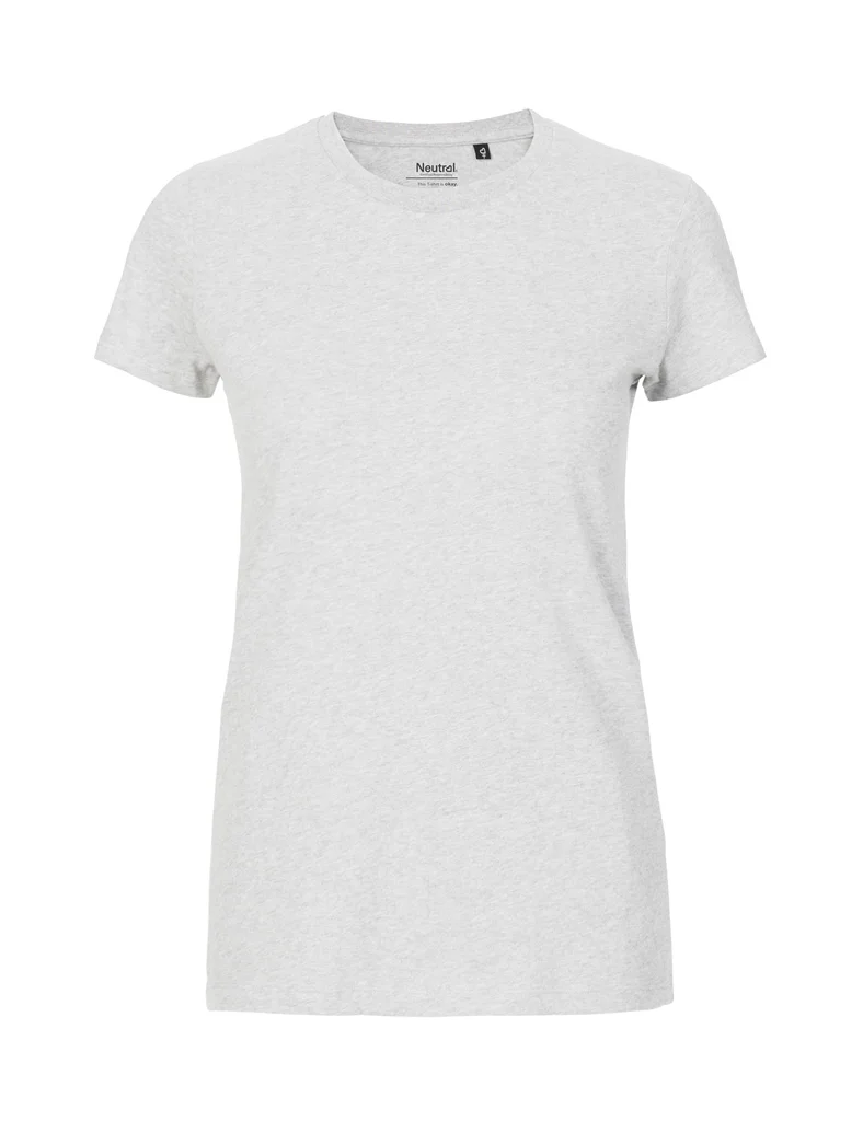 Hovedproduktbilde for Ash Grey Neutral Fitted T-skjorte Dame