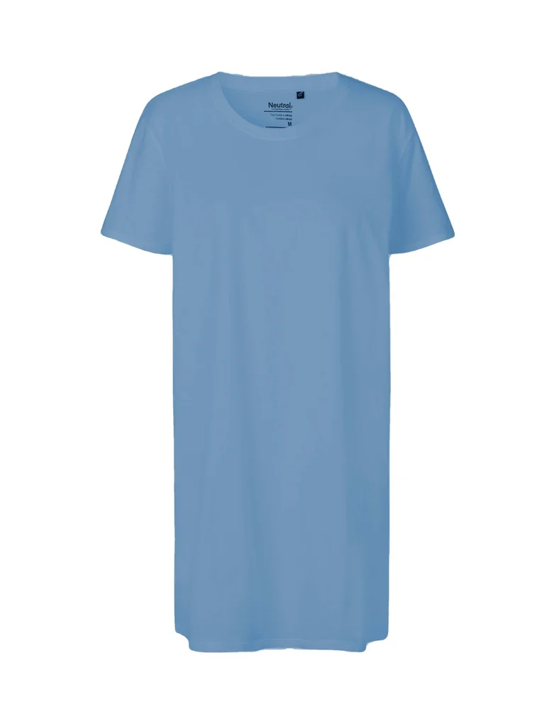 Hovedproduktbilde for Dusty Indigo Neutral Lang Modell T-skjorte Dame