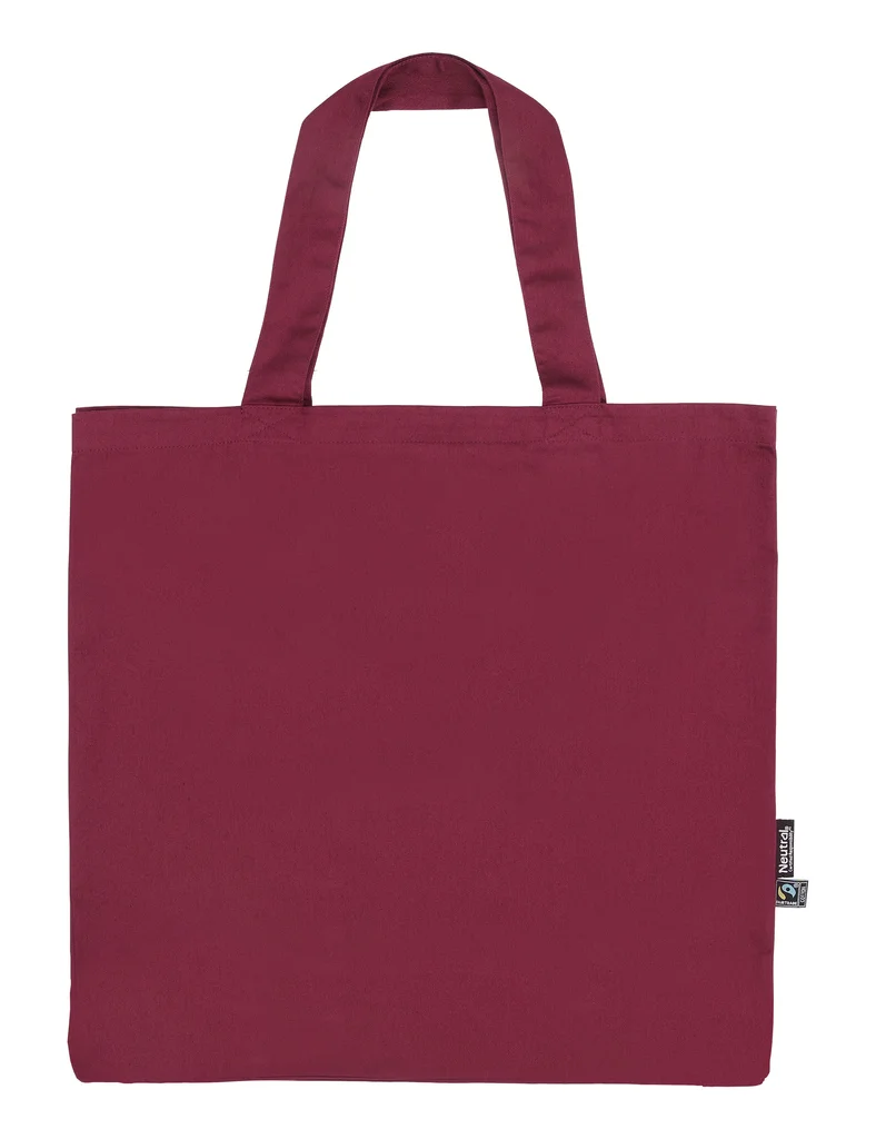 Hovedproduktbilde for Bordeaux Neutral Twill Shopper Bag  Handlenett