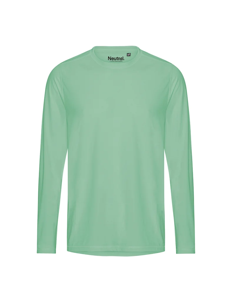 Hovedproduktbilde for Dusty Mint Neutral Resirkulert Performance Langermet T-skjorte