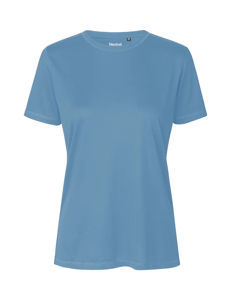 Hovedproduktbilde for Dusty Indigo Neutral Resirkulert Performance T-skjorte Dame