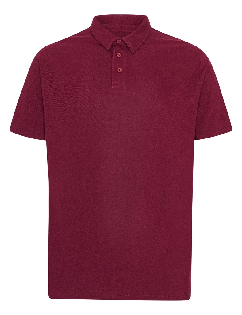Hovedproduktbilde for Bordeaux Neutral Tiger Cotton Poloskjorte