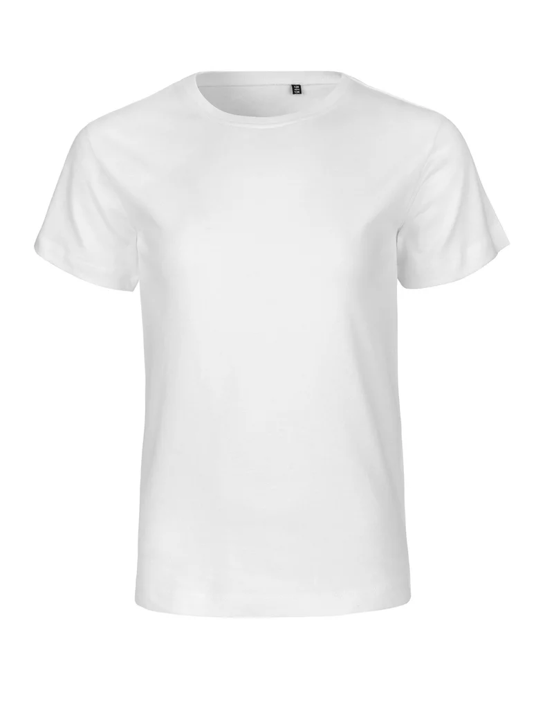 Hovedproduktbilde for Hvit Neutral Tiger Cotton T-skjorte Barn