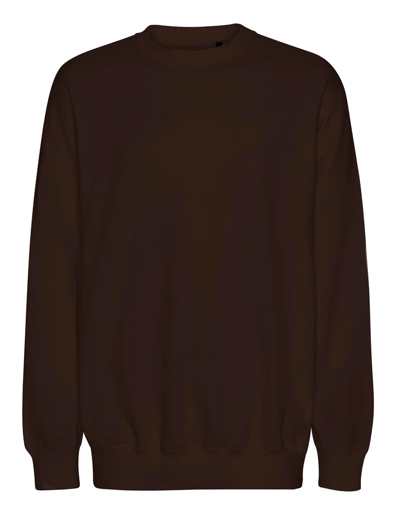 Hovedproduktbilde for Brun Neutral Tiger Cotton Oversized Collegegenser