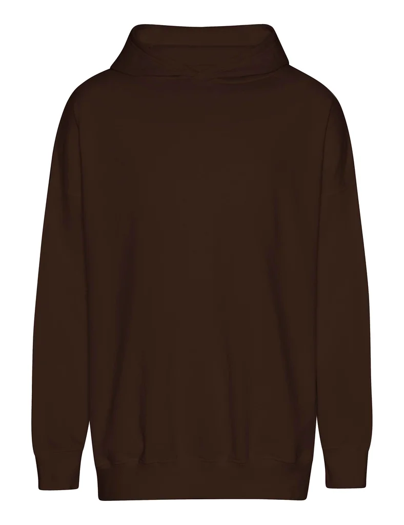 Hovedproduktbilde for Brun Neutral Tiger Cotton Oversized Hettegenser