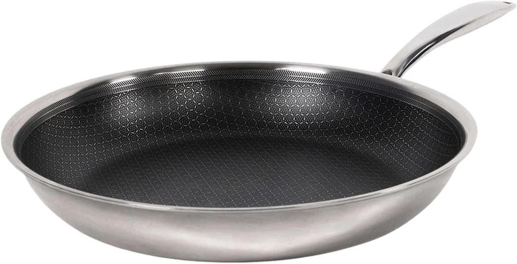 Hovedproduktbilde for 58-267-5740007827396 Gladkokken Hybrid 32 cm Slipp-Lett Stekepanne