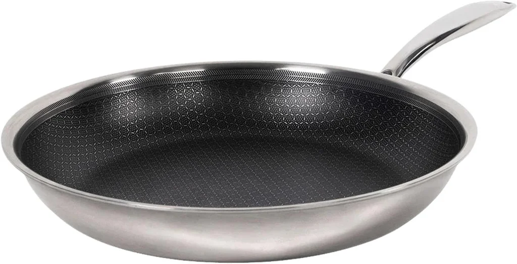 Hovedproduktbilde for 58-267-5740007827433 Gladkokken Hybrid Rustfritt Stål 24 cm Slipp-Lett Stekepanne