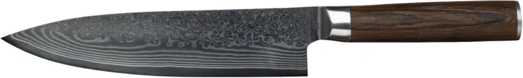 Hovedproduktbilde for 58-267-5740007827754 Gladkokken Damaskus 20 cm Kokkekniv