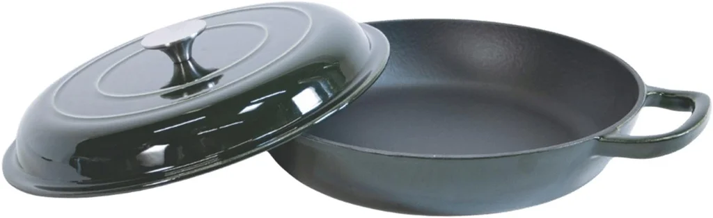 Hovedproduktbilde for 58-267-5740007828058 Gladkokken Emaljert Støpejern Sautépanne med Lokk