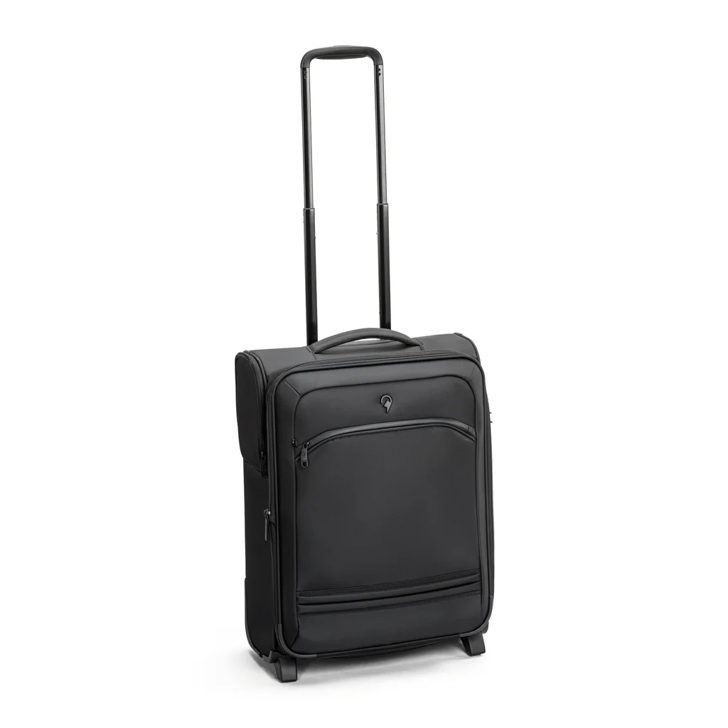 Hovedproduktbilde for Sort Carlobolaget Boarding 55 cm Utvidbar Koffert med 2 Hjul