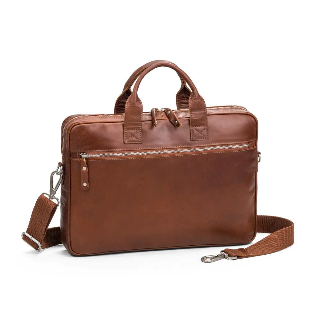 Hovedproduktbilde for Cognac Carlobolaget Florens Bøffelskinn 15" PC-veske
