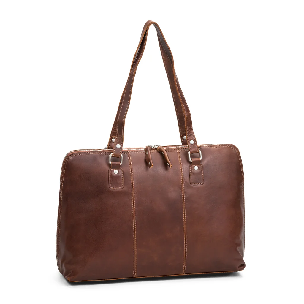 Hovedproduktbilde for Cognac Carlobolaget Florens Bøffelskinn 15" PC-veske