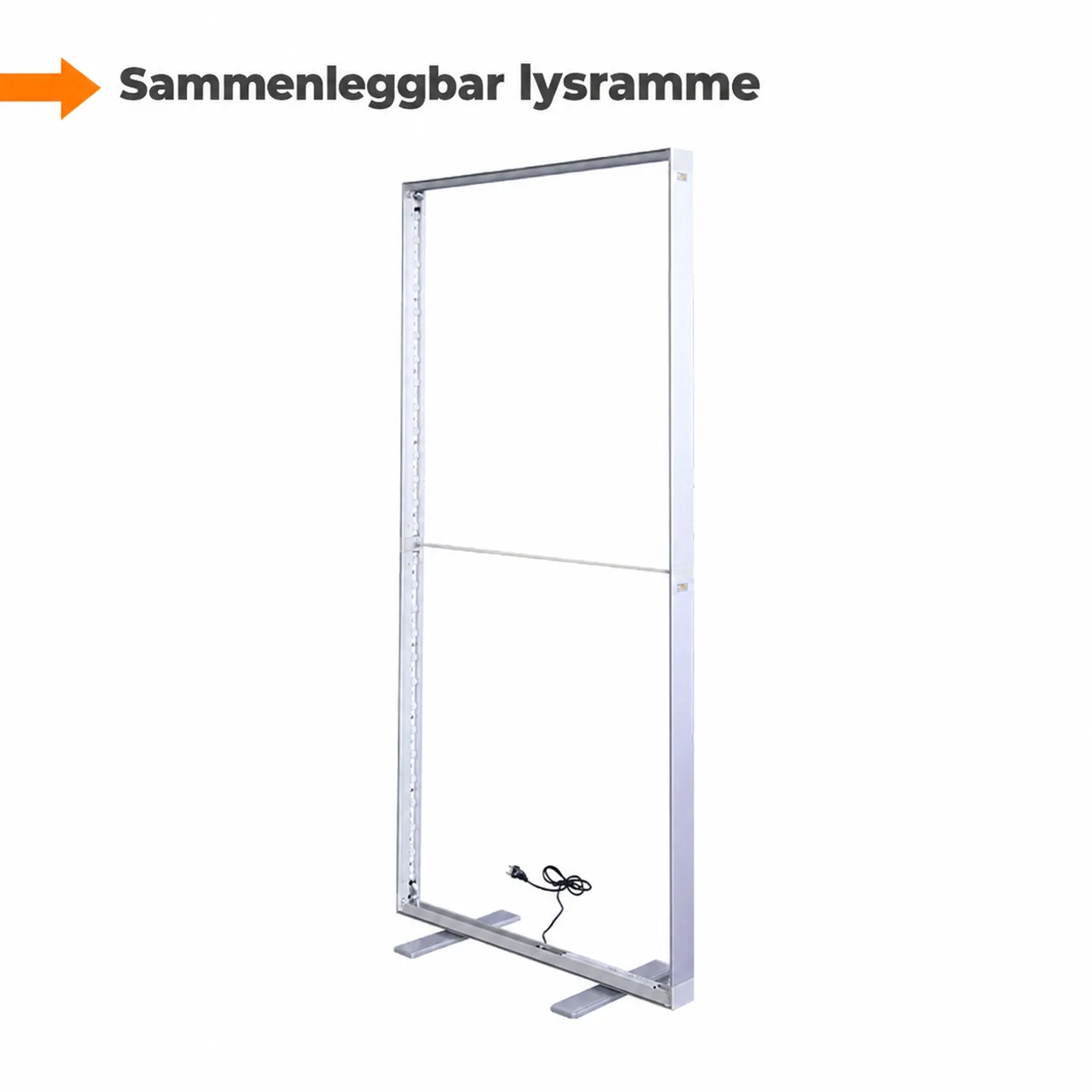 Hovedproduktbilde for 1-135-npl1094 Ramme til lyskasse sammenleggbar 100x200 cm