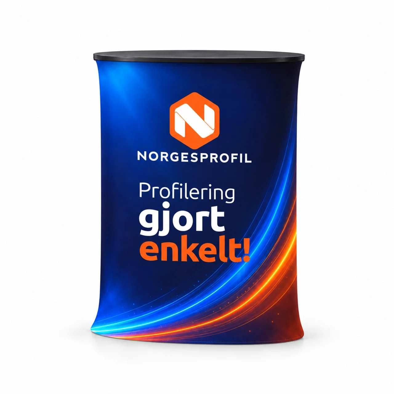 Hovedproduktbilde for 1-135-npl1202 Messebord popup med LED-lys