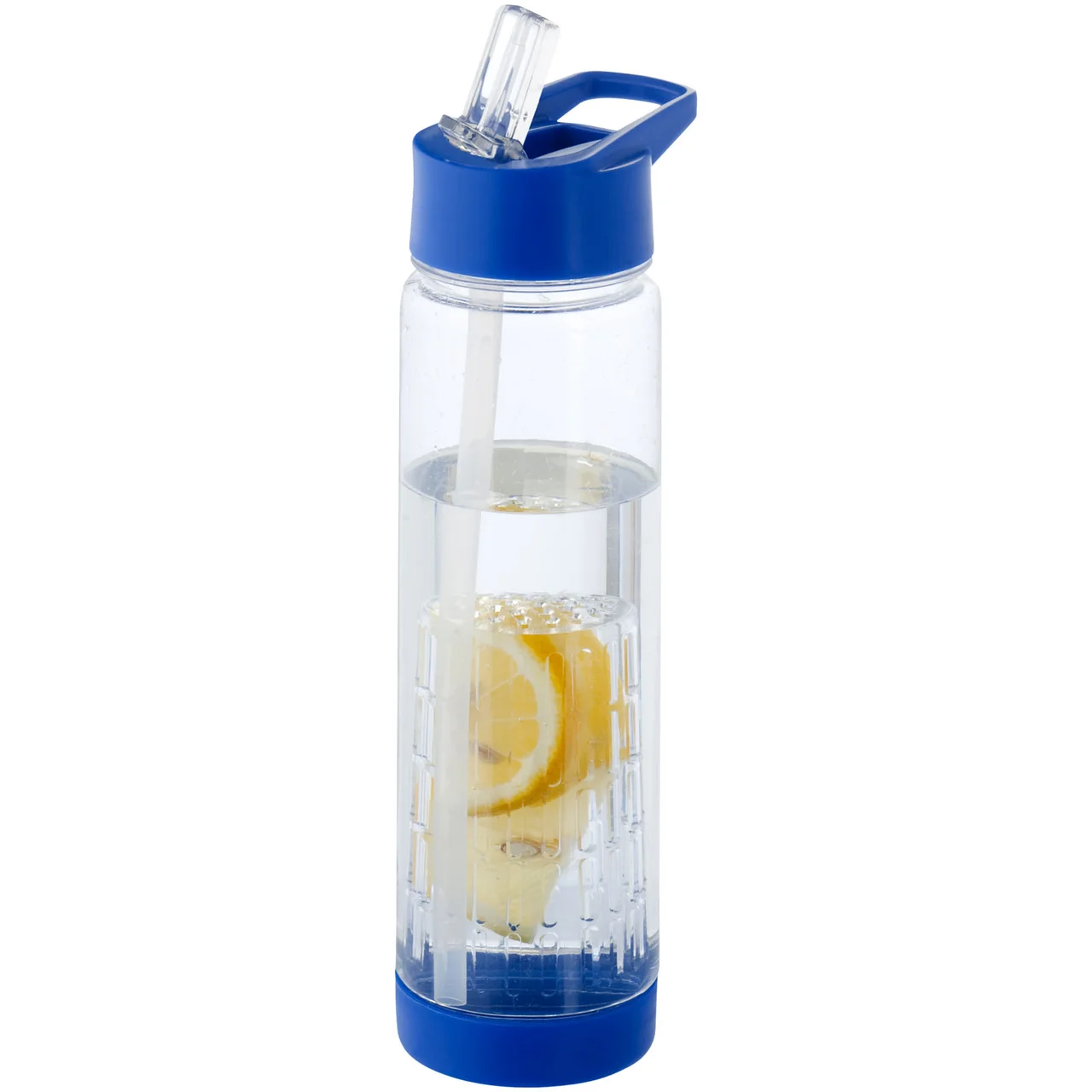 Hovedproduktbilde for Transparent/Blå Tutti frutti 740 ml Tritan Sportsflaske med Infuser