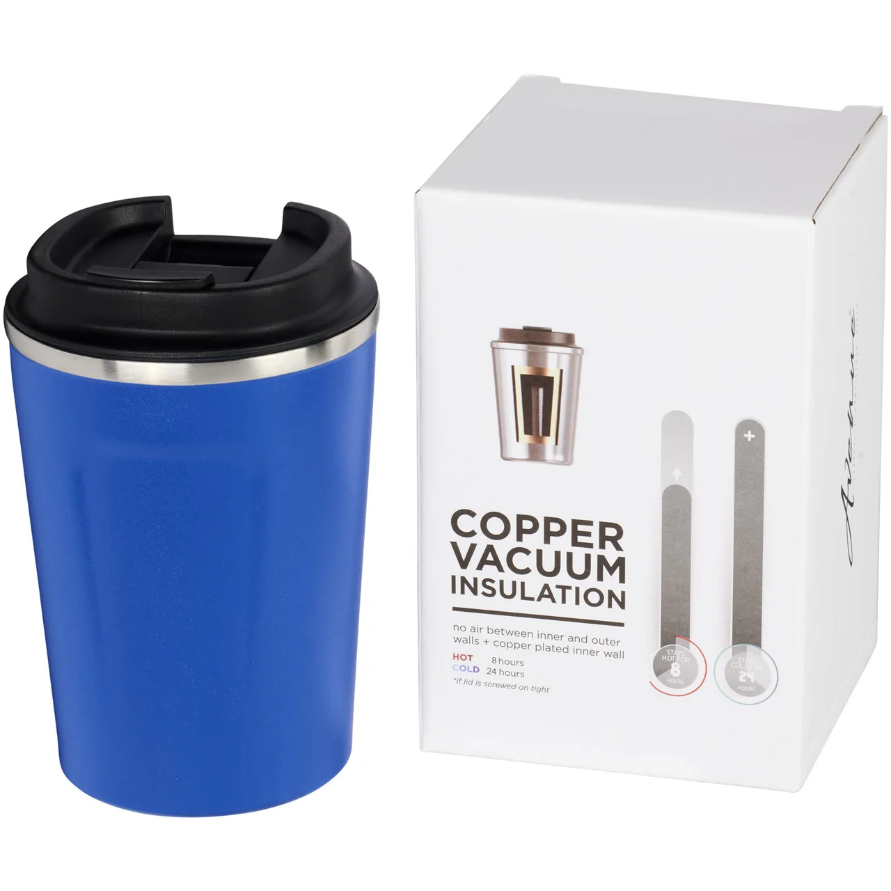 Hovedproduktbilde for Blå Thor 360 ml Kobber Termokopp