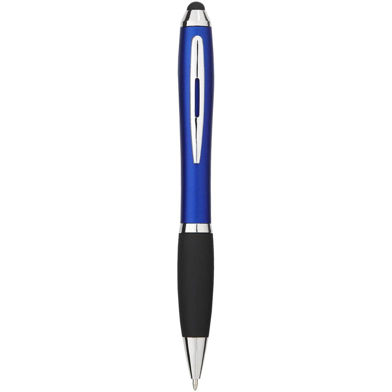 Hovedproduktbilde for Kongeblå/Solid svart Nash Sølvfarget Kropp Sort Grep Touch/Stylus Blått Blekk Kulepenn