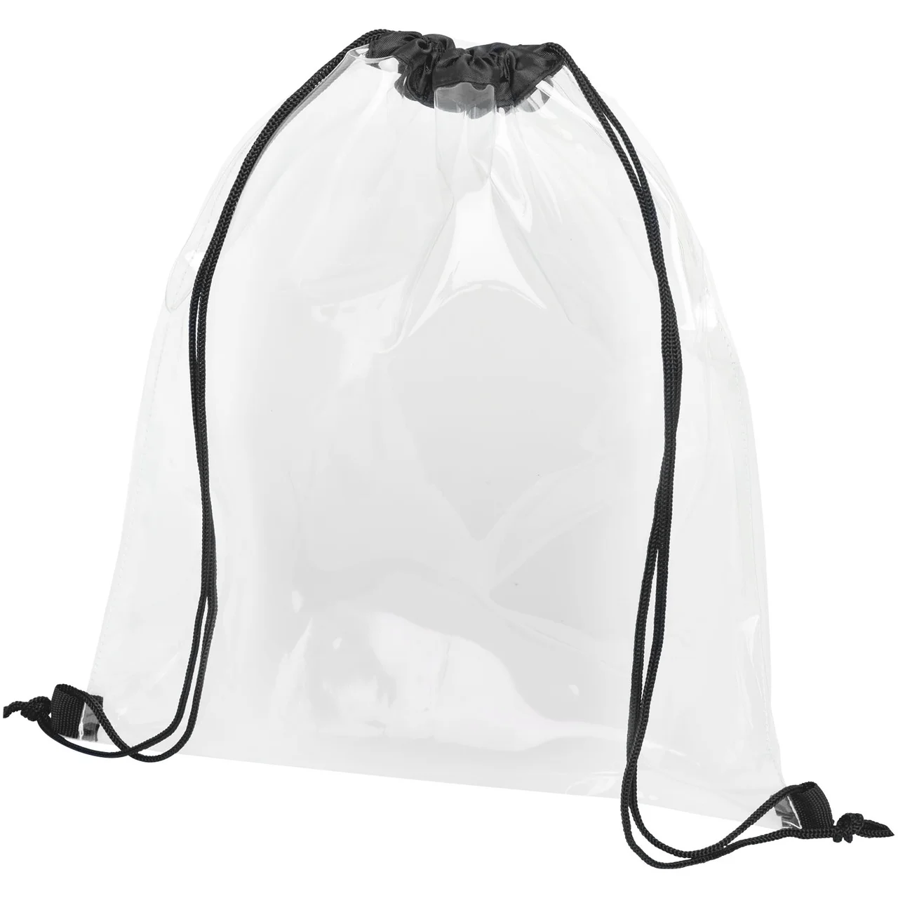 Hovedproduktbilde for Solid svart/Transparent klar Lancaster PVC Transparent 5L Gympose