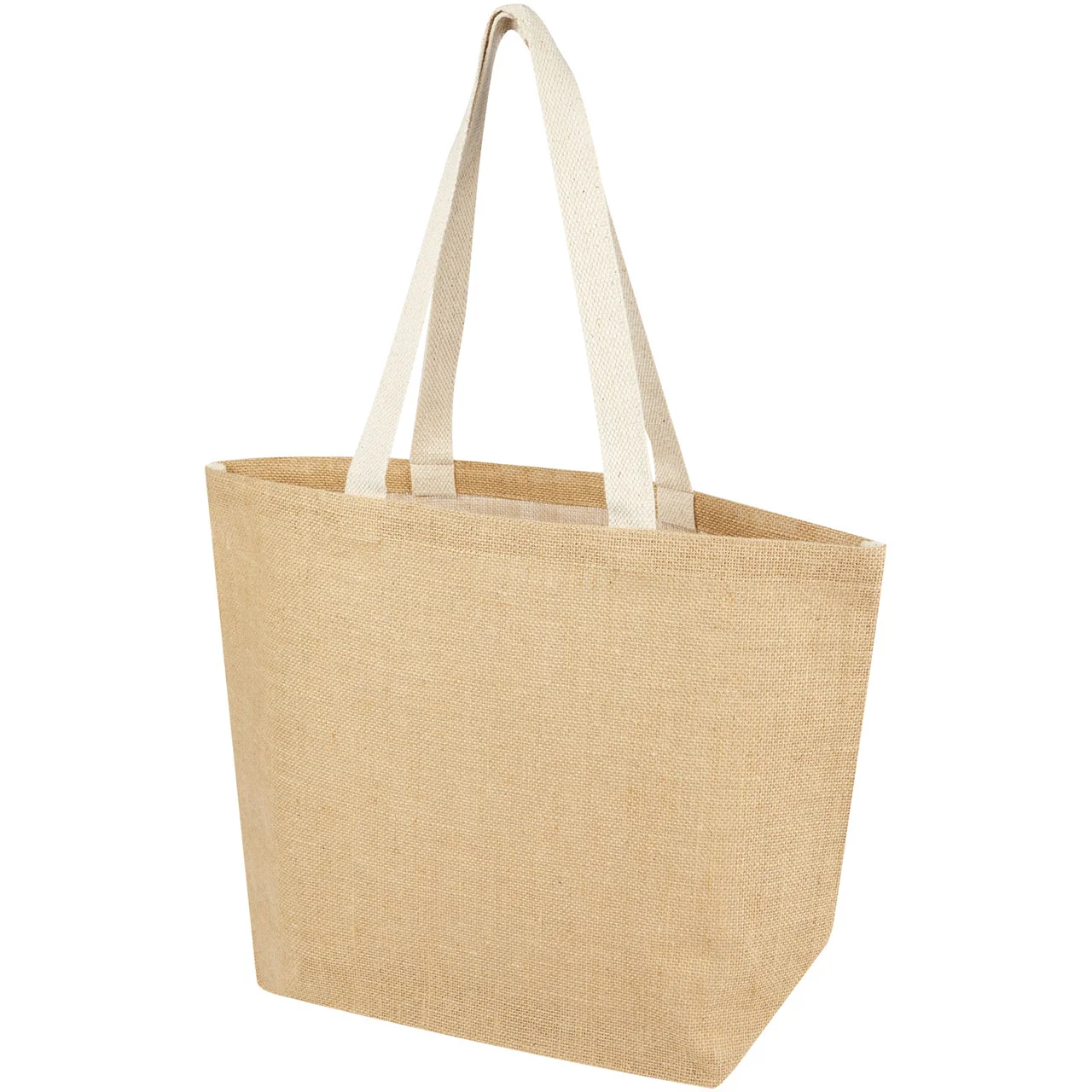 Hovedproduktbilde for Naturhvit/Hvit Juta 300 g/m2 Jute 12L Handlenett