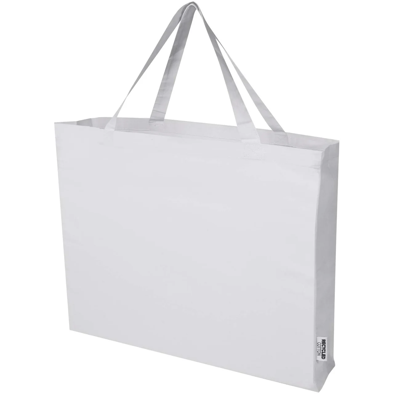 Hovedproduktbilde for Hvit Odessa 220 g/m2 GRS Resirkulert Bomull 40L Shoppingbag