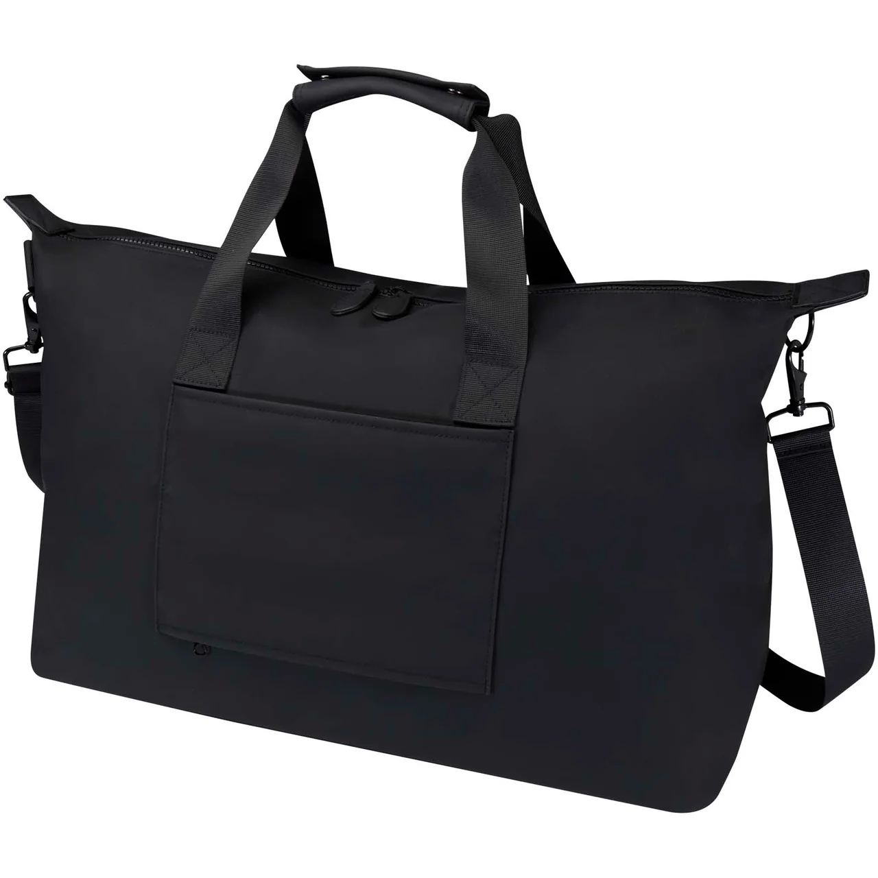 Hovedproduktbilde for Solid svart Turner RPET 36L Duffelbag med Laptoprom