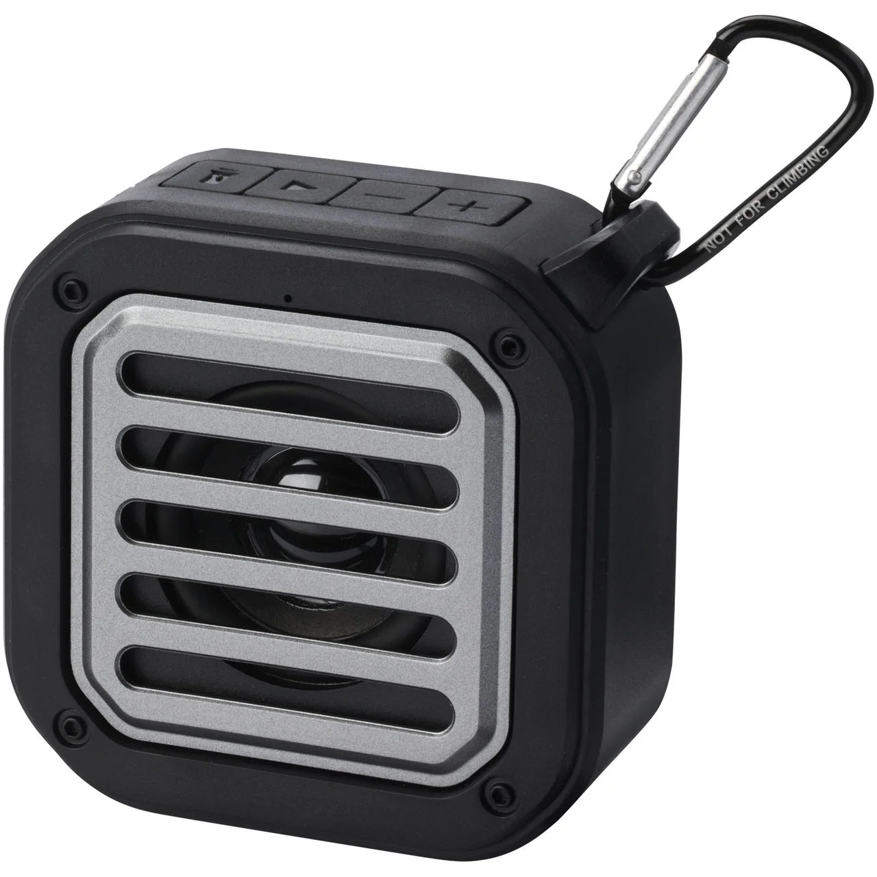 Hovedproduktbilde for Solid svart Solo 3W IPX5 RCS Resirkulert Plast Solcelle Bluetooth®  Høyttaler