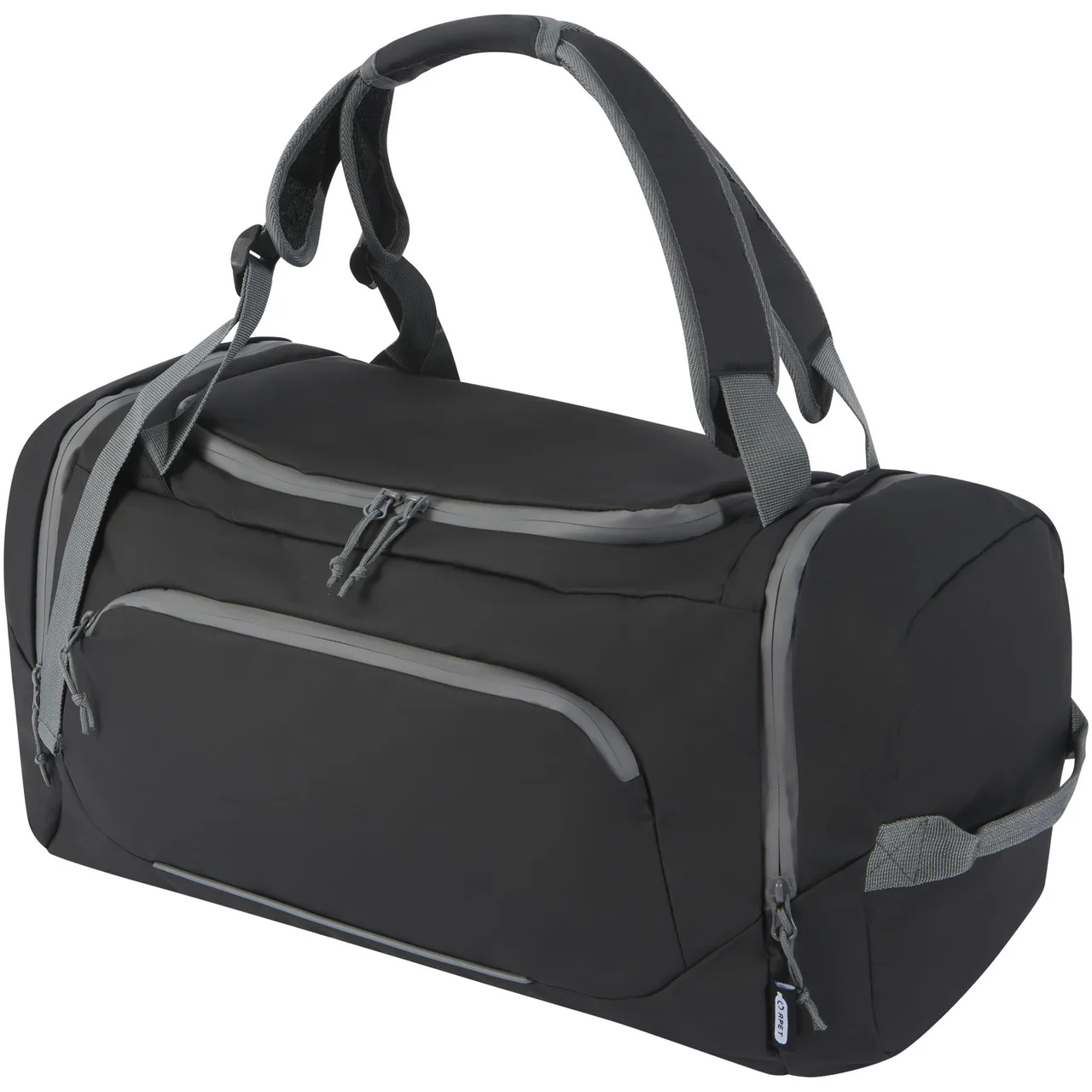 Hovedproduktbilde for Solid svart Aqua GRS RPET Vannavstøtende 35L Weekendbag