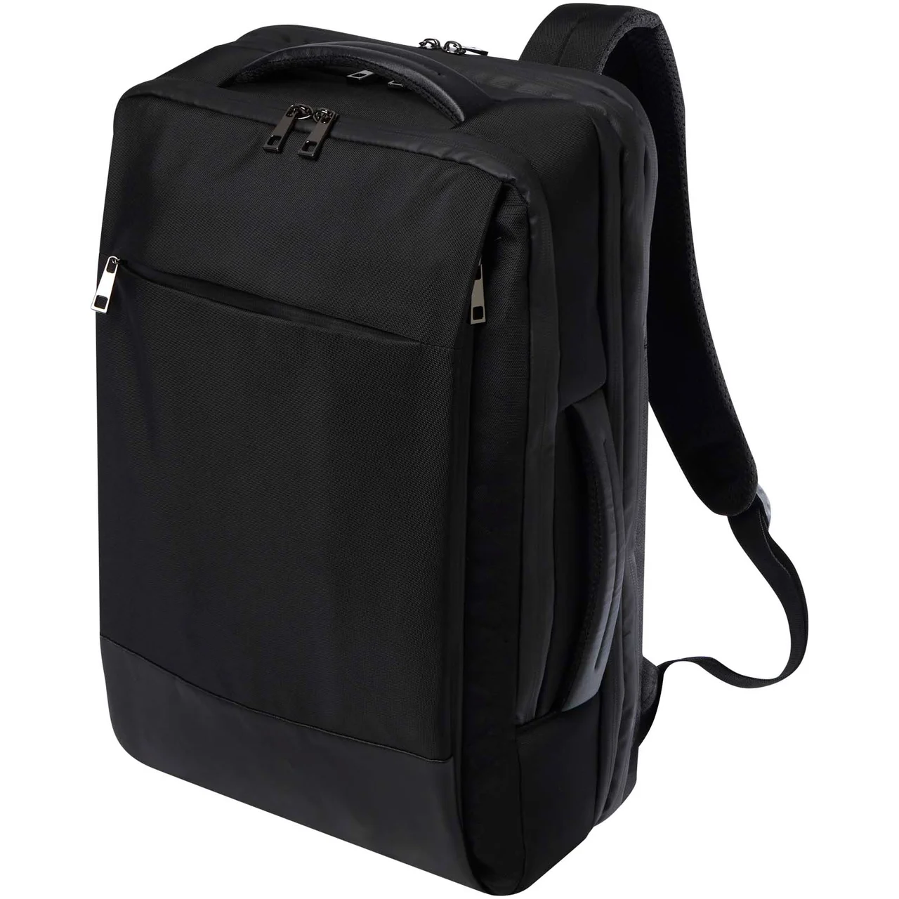 Hovedproduktbilde for Solid svart Expedition Pro GRS RPET Ekspanderbar Ryggsekk