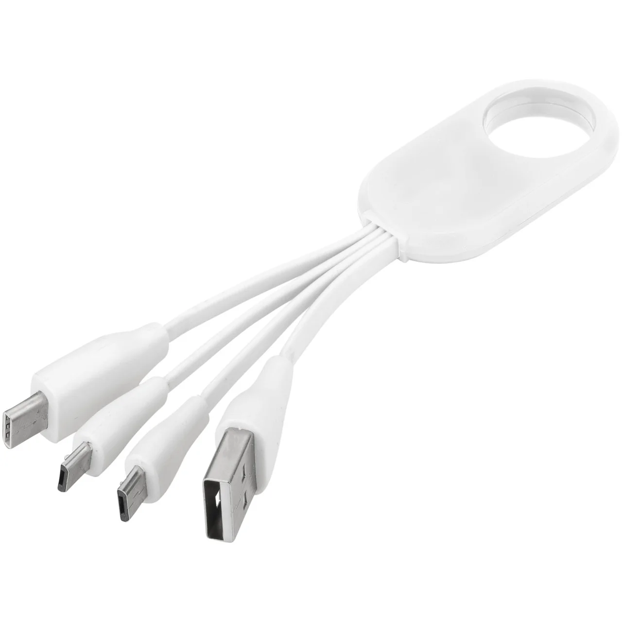 Hovedproduktbilde for Hvit Troup 4-i-1 Ladekabel