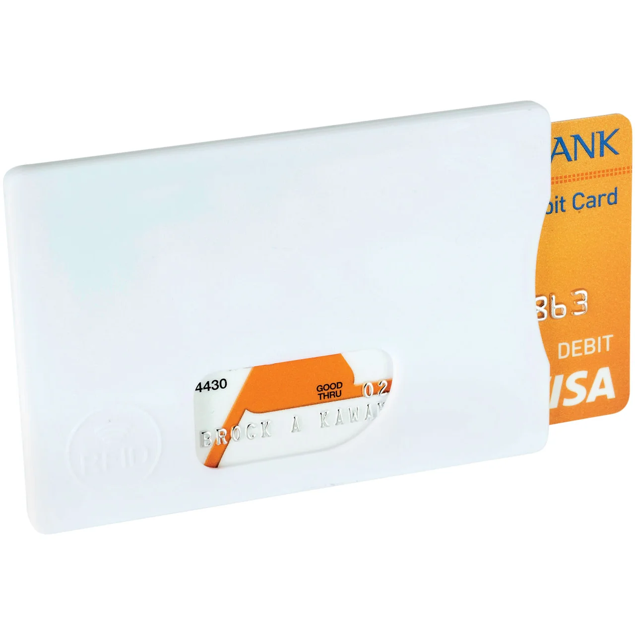 Hovedproduktbilde for Hvit RFID Kredittkortbeskytter
