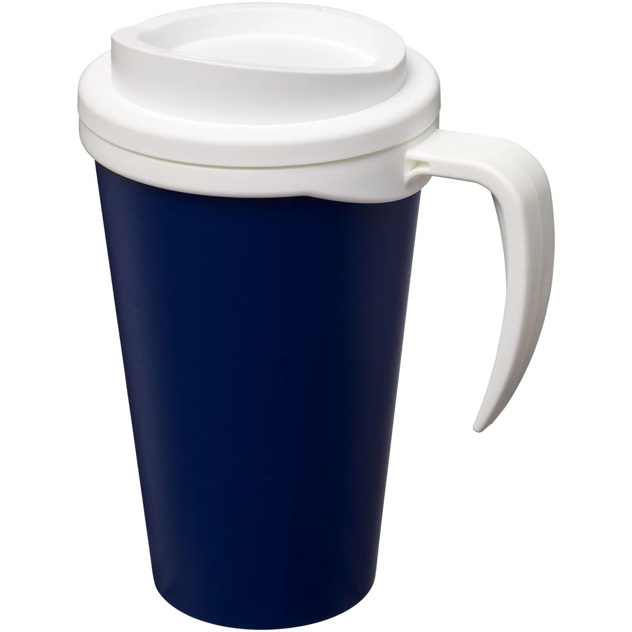 Hovedproduktbilde for Blå/Hvit Americano® Grande 350 ml  Keramisk Kopp